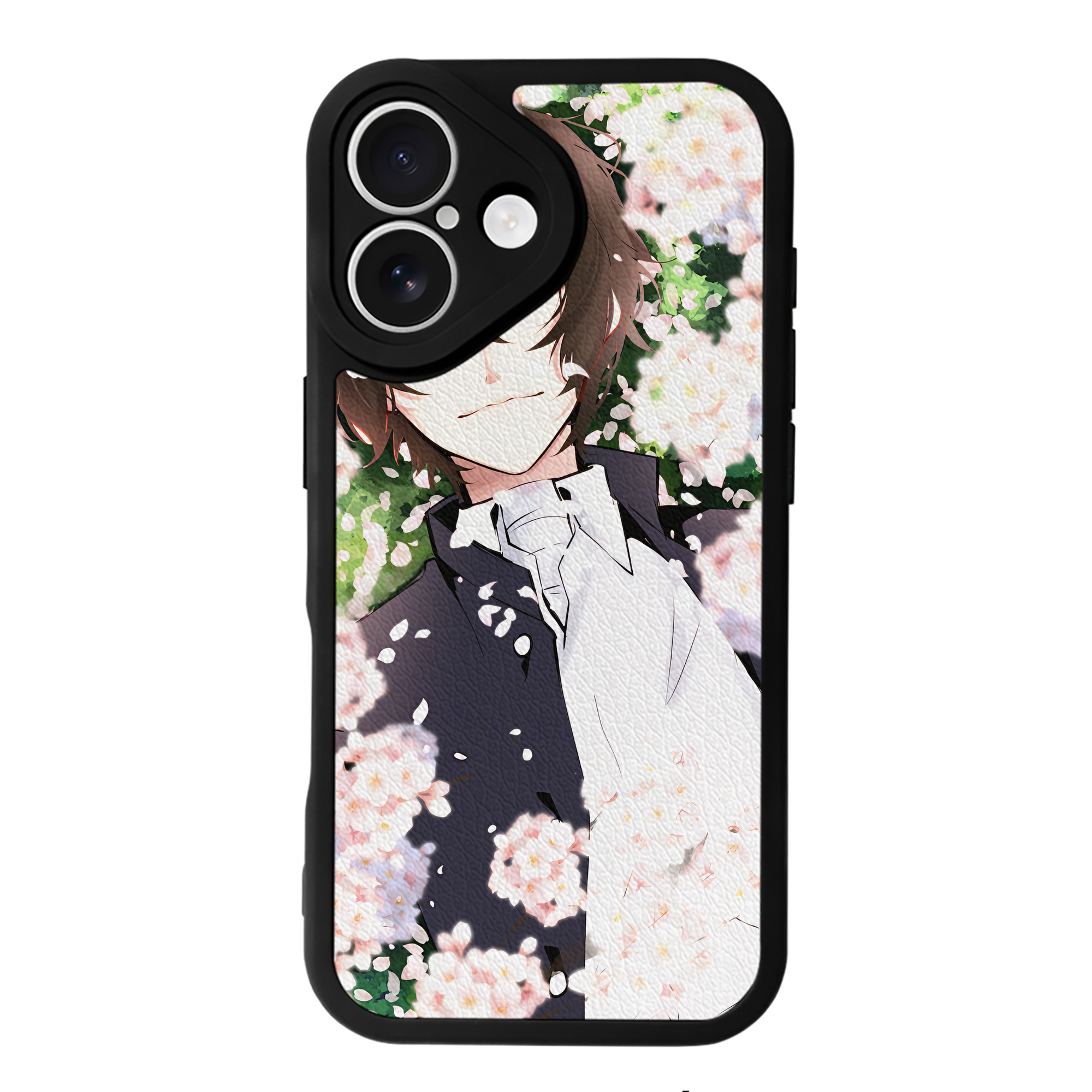 （画像用） 文豪ストレイドッグス Bungo Stray Dogs 【iPhone 16シリーズ対応】シリコンスマホケース（レザー調） 材質：シリコン